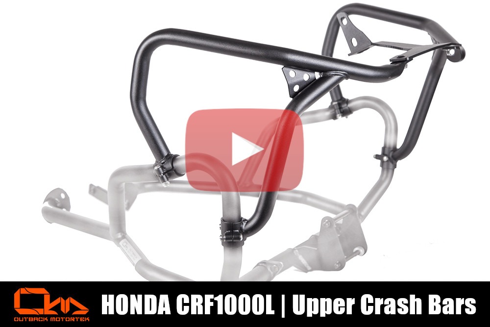 Honda CRF1000L Africa Twin Upper Crash Bars Installation