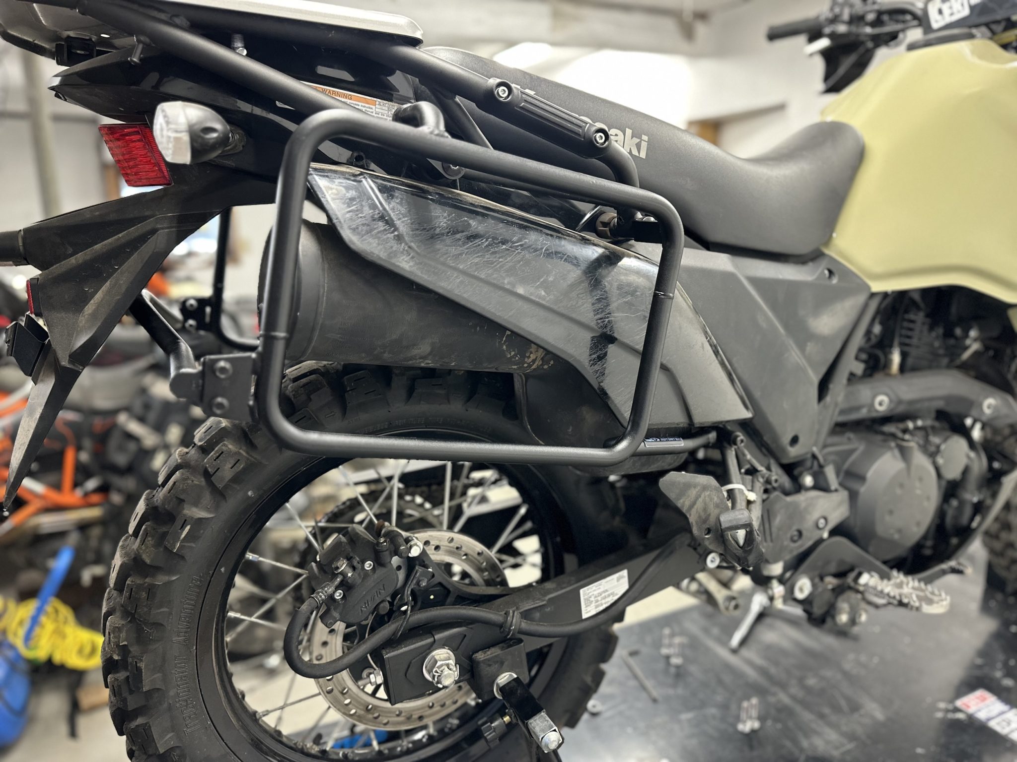 klr 650 pannier racks