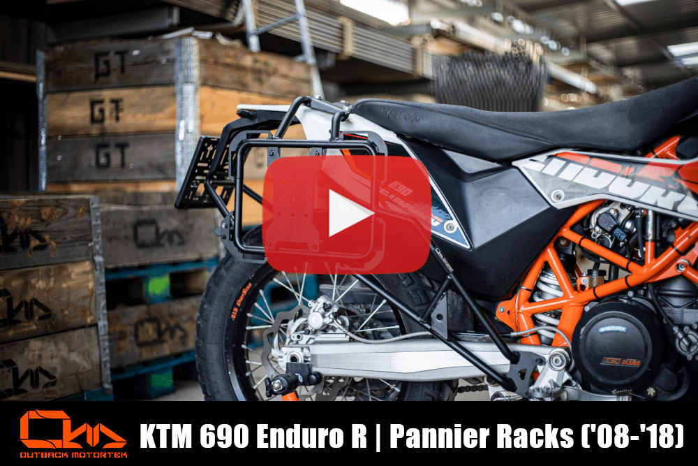 Robuuste Aluminium Bagagedrager Voor KTM 690 Enduro R & SMC-R 2019-2021 - Extra Draagkracht Voor Avontuur