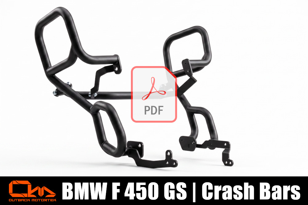 BMW F800GS Pannier Racks PDF Installation